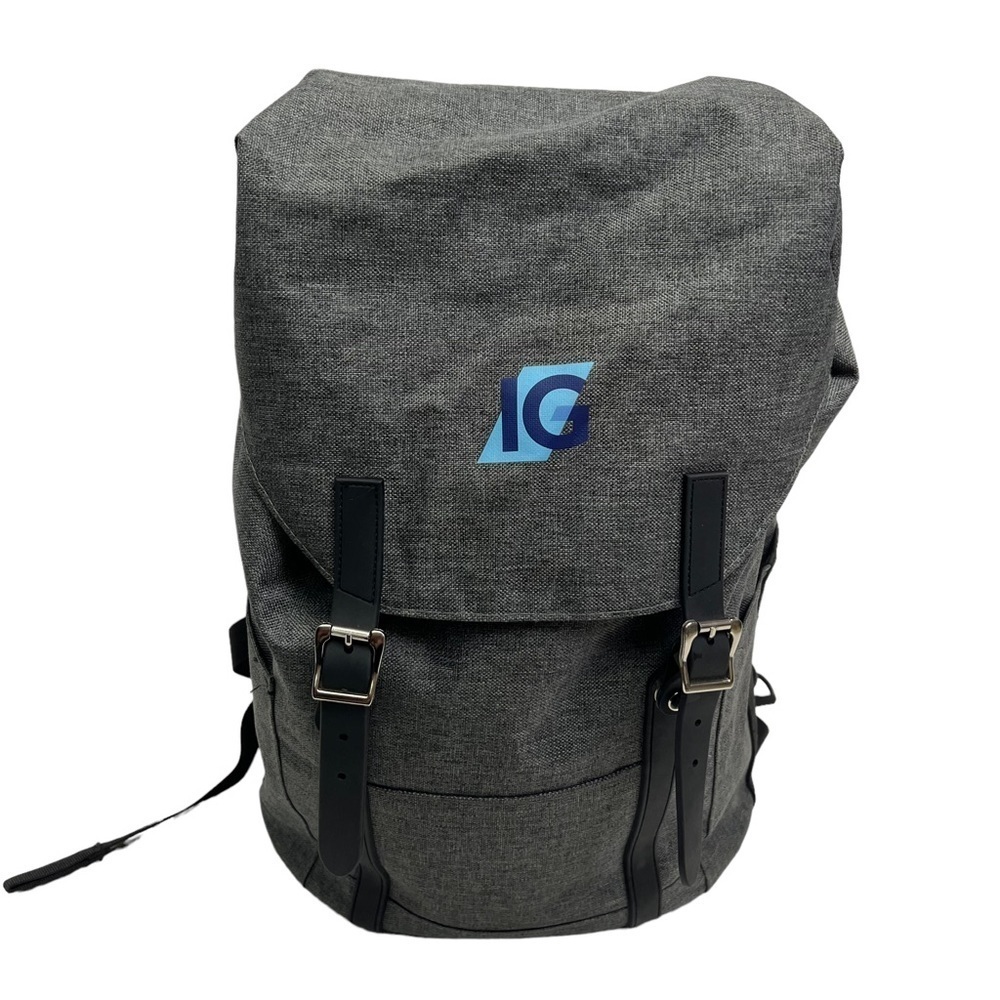 Ashbury Flip -Top Travel Laptop Backpack Grey
